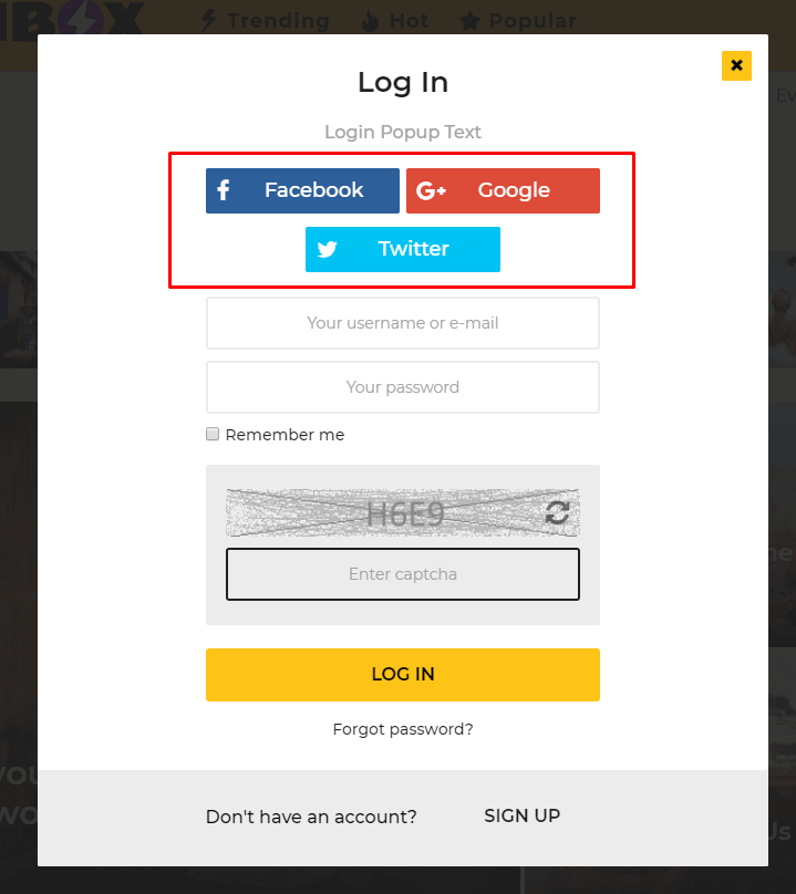 Documention  Social Login